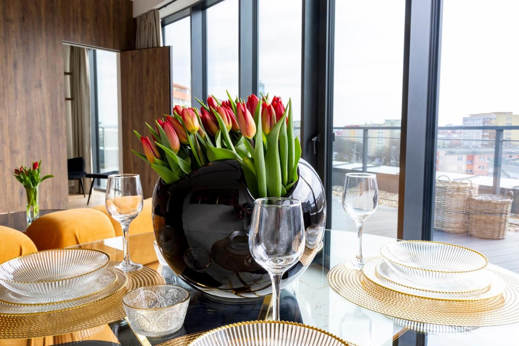 Kaleo Apartments - Hanza Tower Шчечин Екстериор снимка